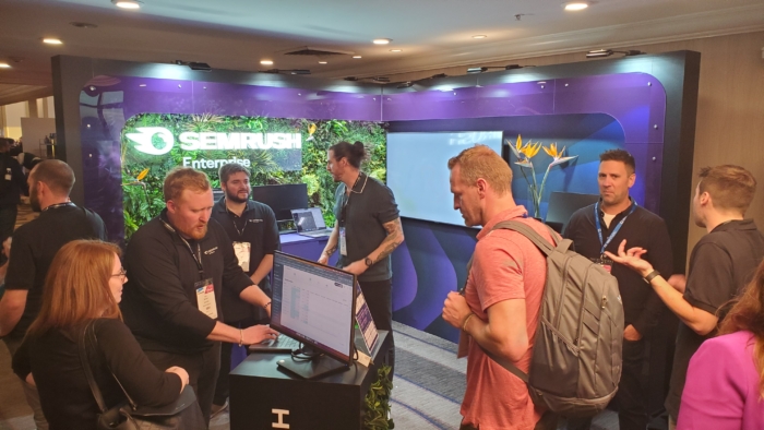 the brightonseo semrush seo booth