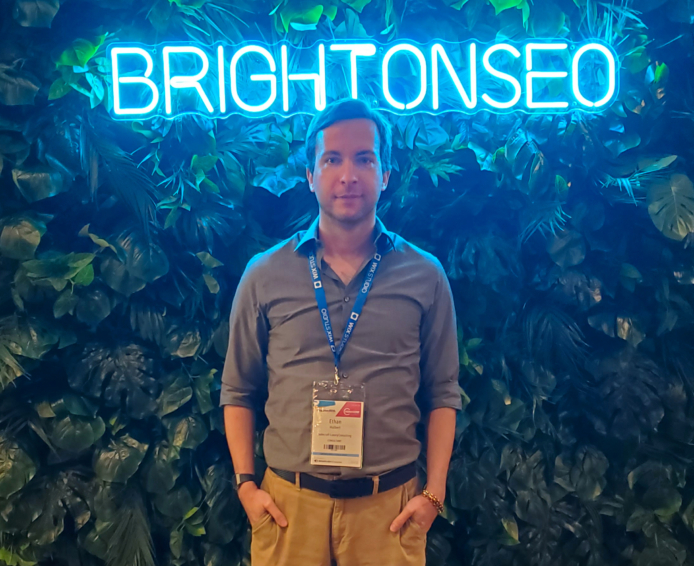 ethan hulbert at seo conference brightonseo 2024 in southern california, usa